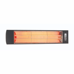 Eurofase EF40 Series 39-inch Black Stainless Steel Dual Element 4000 Watt Electric Patio Heaterweatherproof outdoor heater