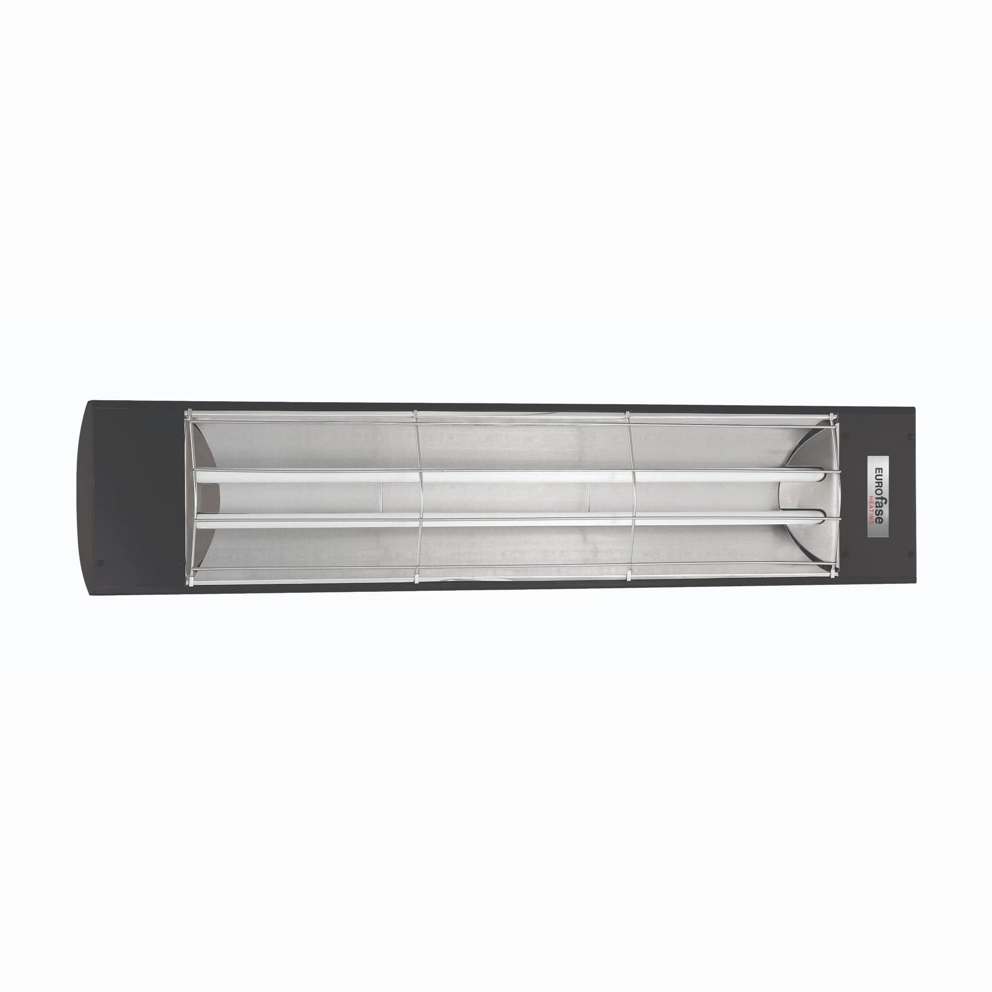 Eurofase EF40 Series 39-inch Black Stainless Steel Dual Element 4000 Watt Electric Patio Heater
