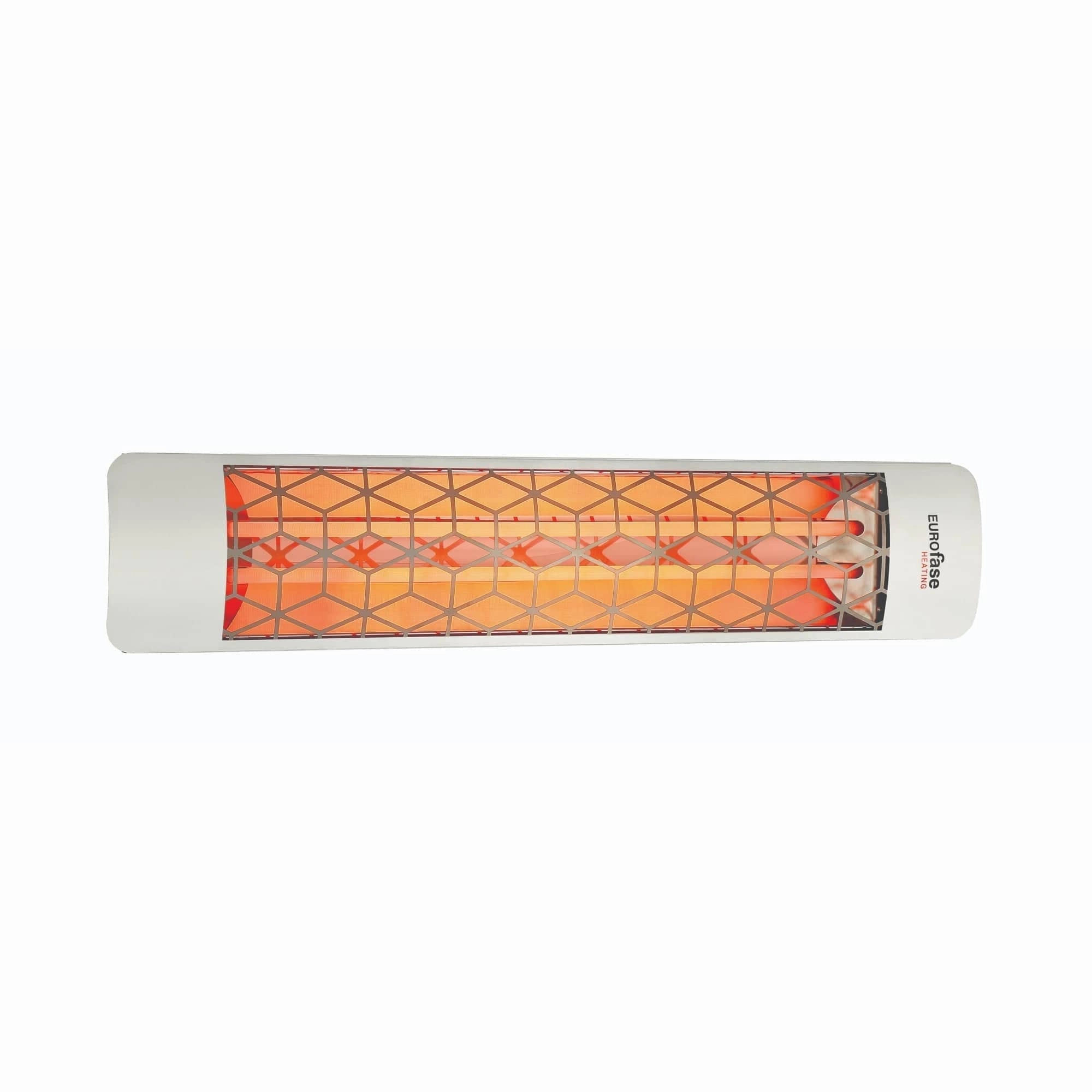 Eurofase EF40 Series 39-inch Stainless Steel Dual Element 4000 Watt 277V Electric Patio Heater with Decor Plate