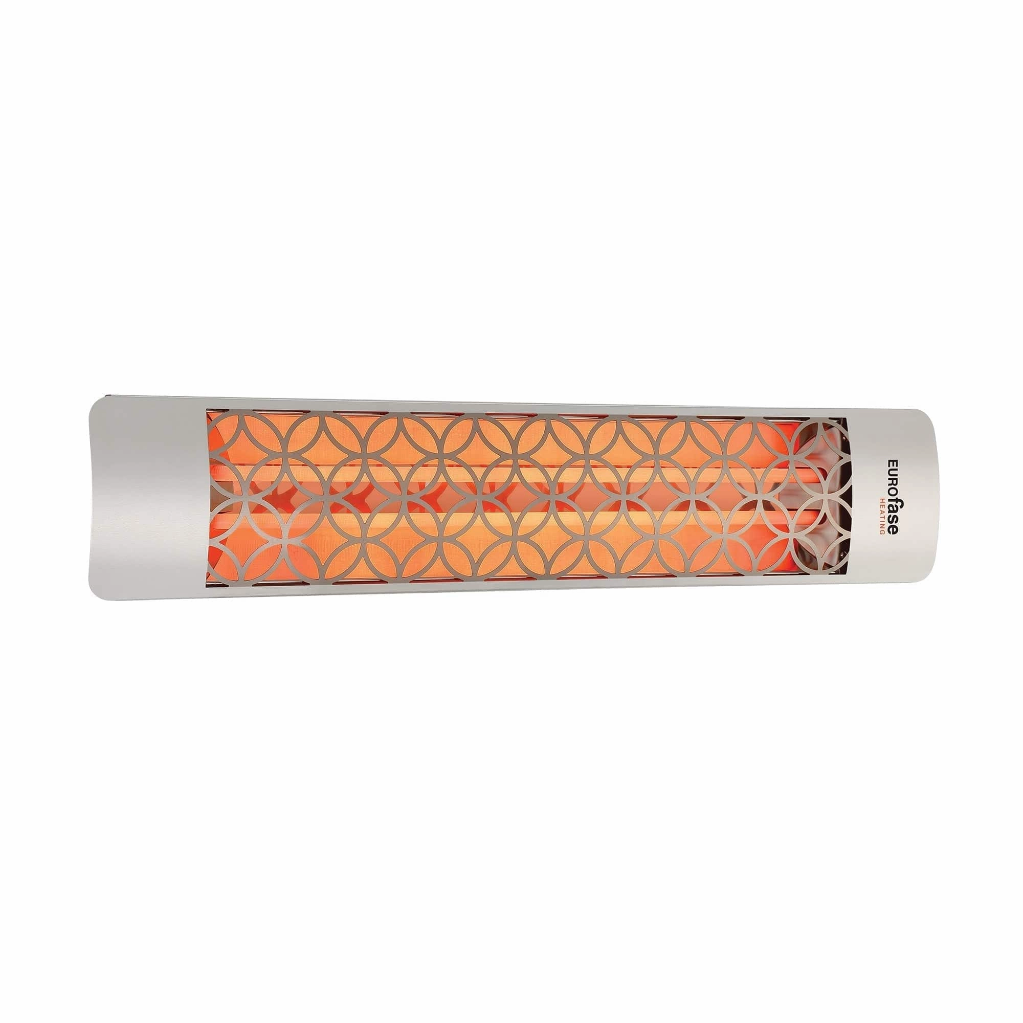 Eurofase EF40 Series 39-inch Stainless Steel Dual Element 4000 Watt 277V Electric Patio Heater with Decor Plate