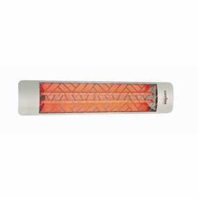 Eurofase EF40 Series 39-inch Stainless Steel Dual Element 4000 Watt 277V Electric Patio Heater with Decor Plateweatherproof outdoor heater