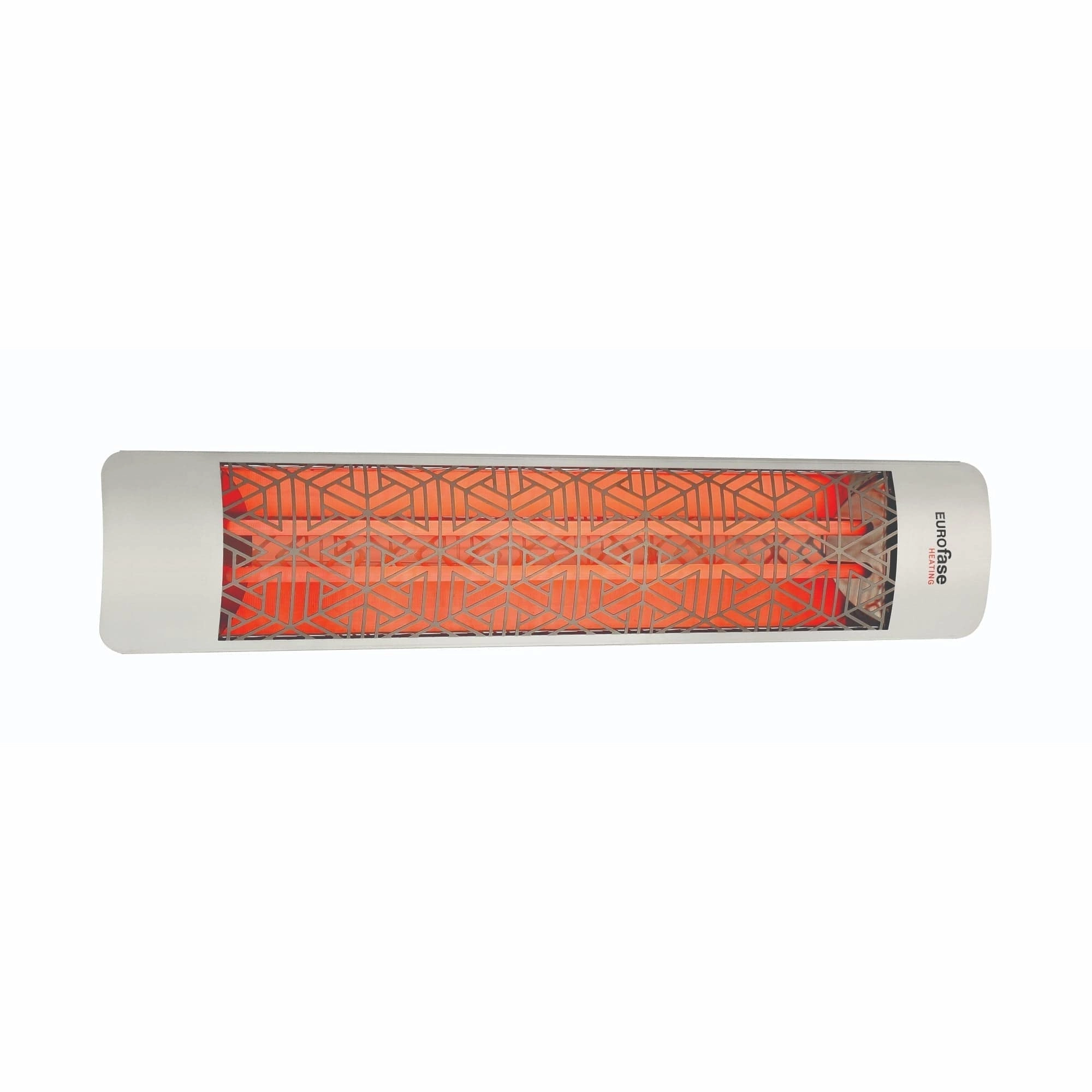 Eurofase EF40 Series 39-inch Stainless Steel Dual Element 4000 Watt 277V Electric Patio Heater with Decor Plate