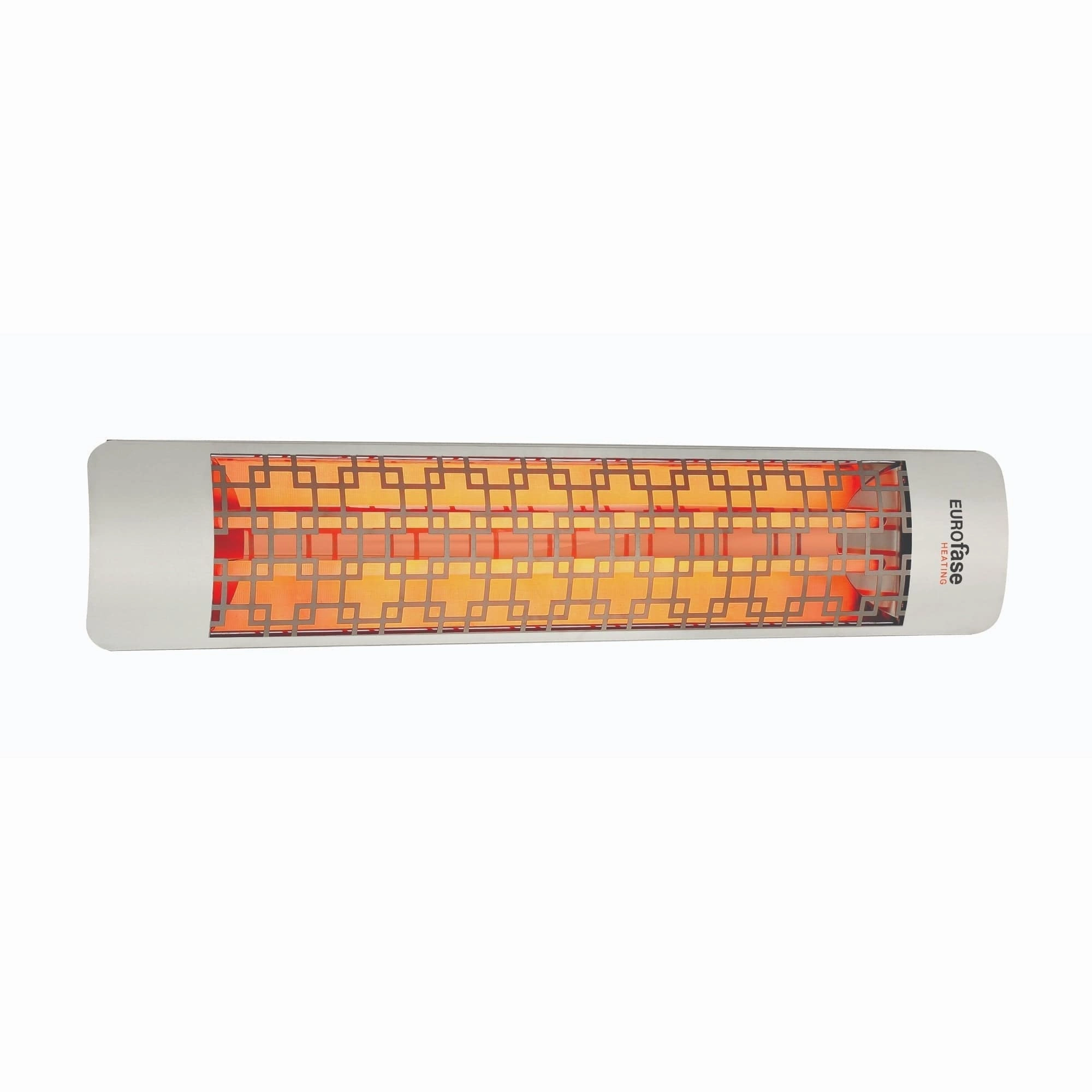 Eurofase EF40 Series 39-inch Stainless Steel Dual Element 4000 Watt 277V Electric Patio Heater with Decor Plate