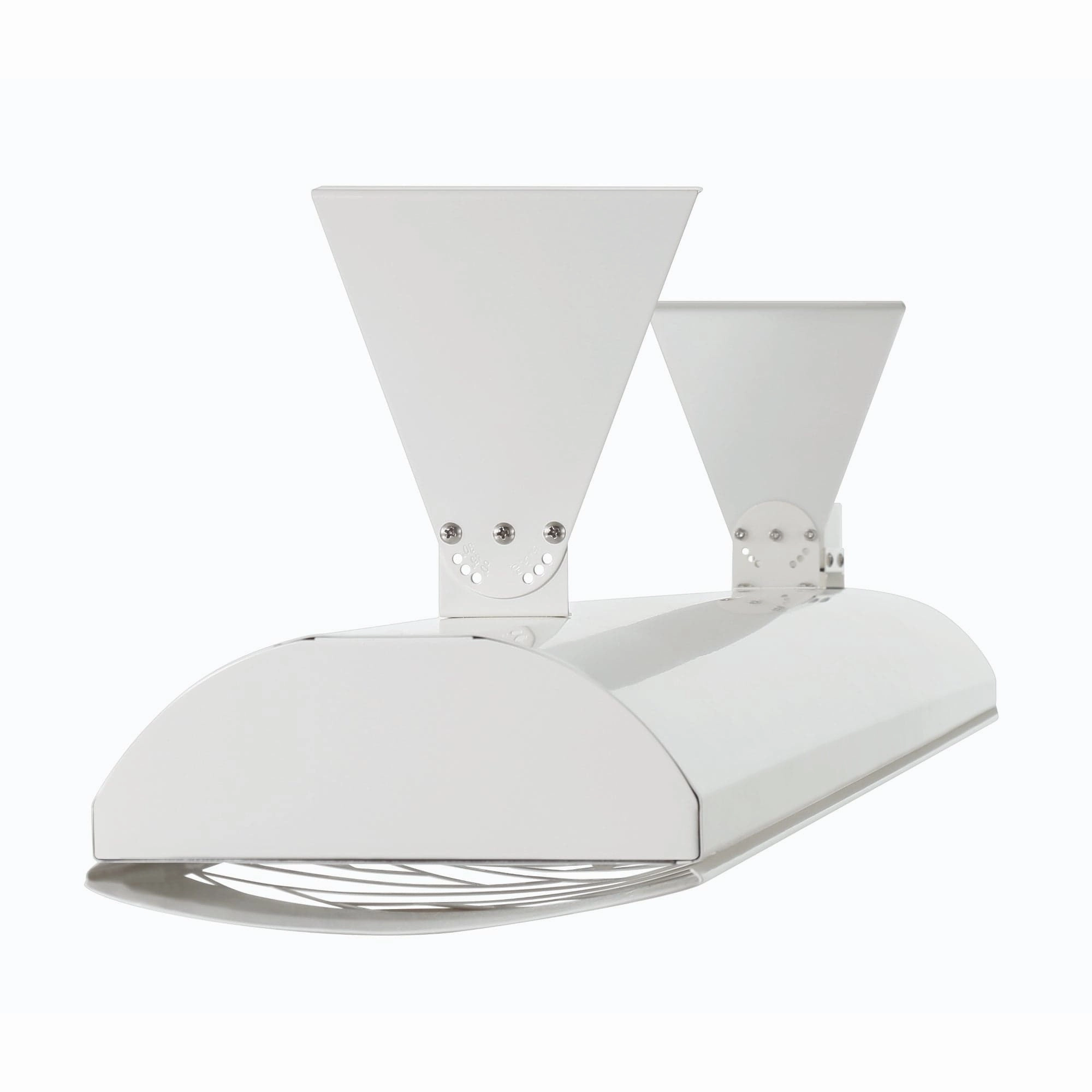 Eurofase EF40 Series 39-Inch White Stainless Steel Dual Element 4000 Watt Electric Patio Heater