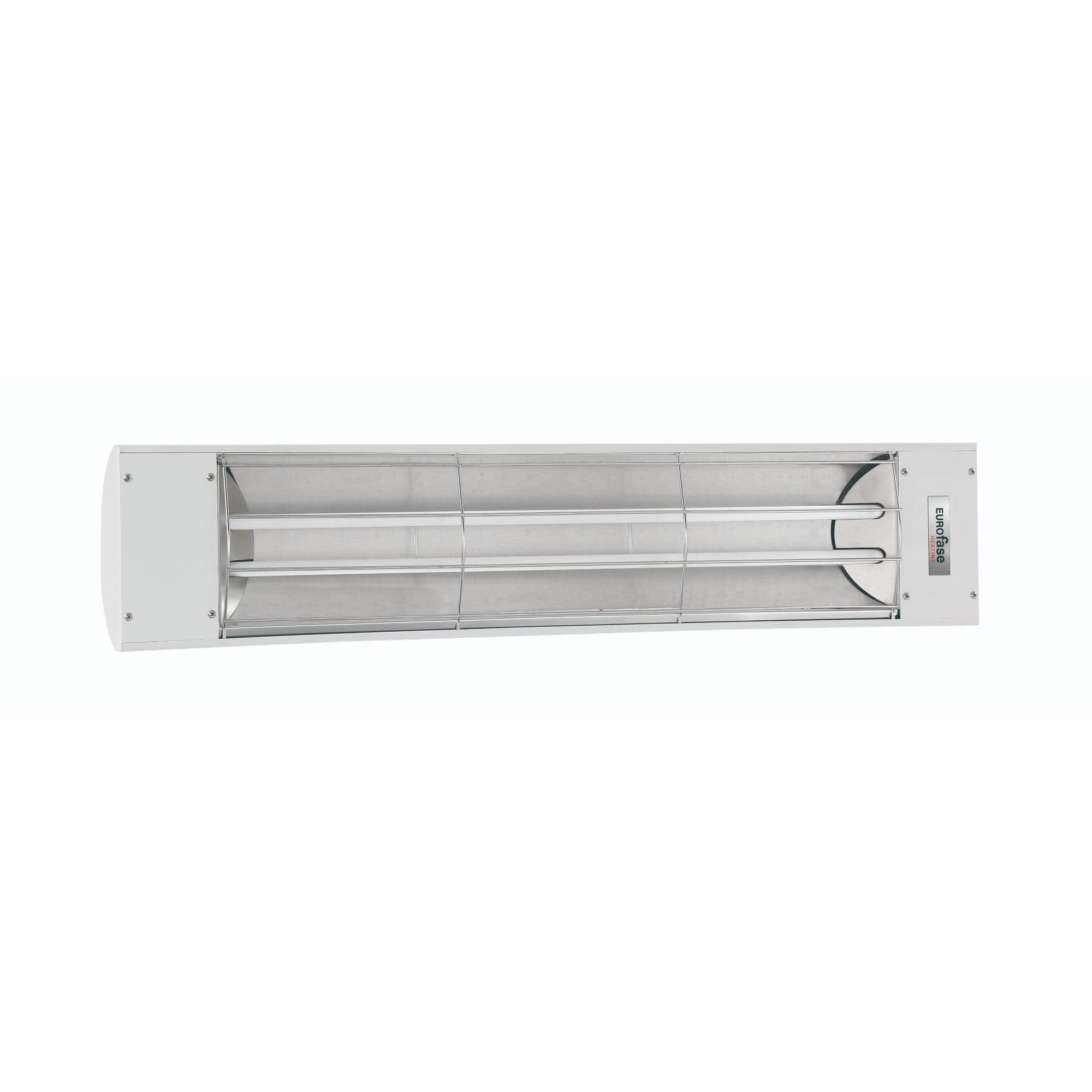 Eurofase EF40 Series 39-Inch White Stainless Steel Dual Element 4000 Watt Electric Patio Heater
