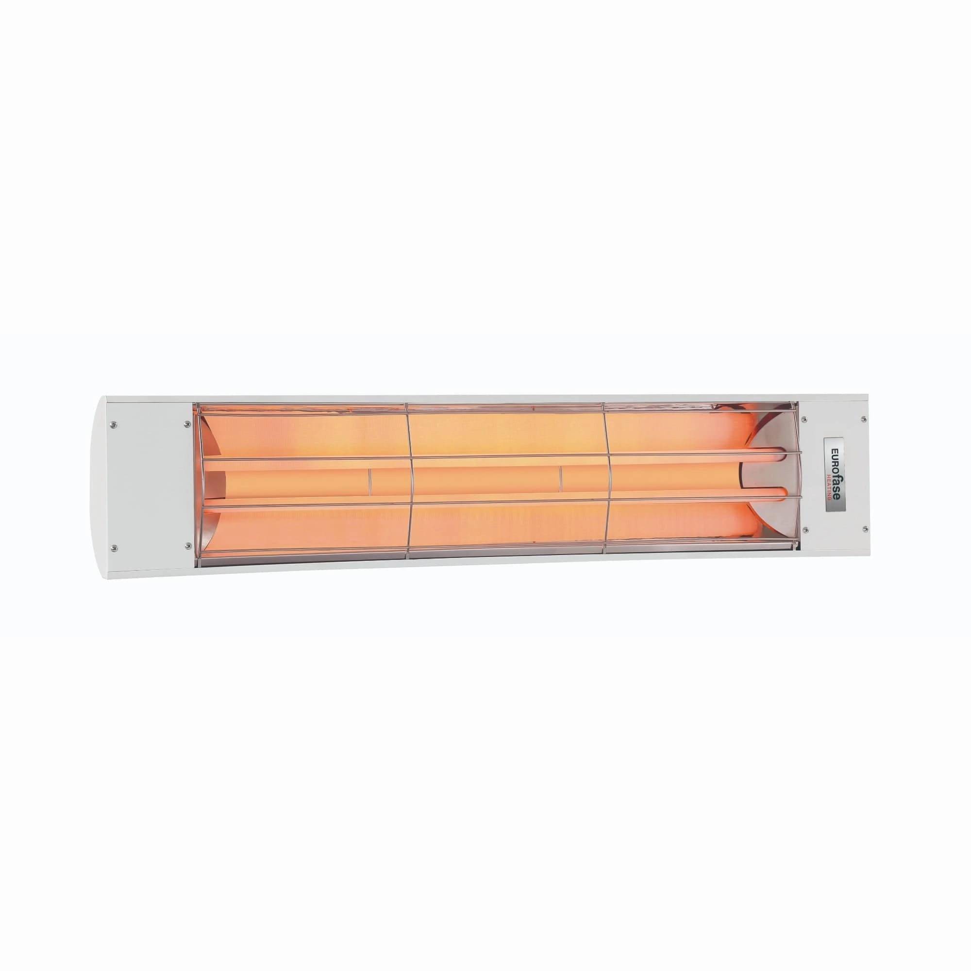 Eurofase EF40 Series 39-Inch White Stainless Steel Dual Element 4000 Watt Electric Patio Heater