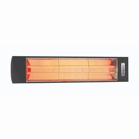 Eurofase EF50 Series 39-inch Black Stainless Steel Dual Element 5000 Watt Electric Patio Heaterweatherproof outdoor heater