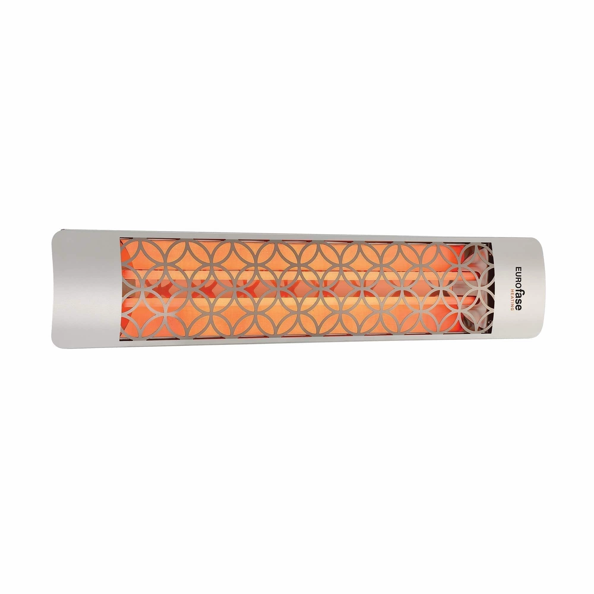 Eurofase EF50 Series 39-inch Stainless Steel Dual Element 5000 Watt 240V Electric Patio Heater with Decor Plate