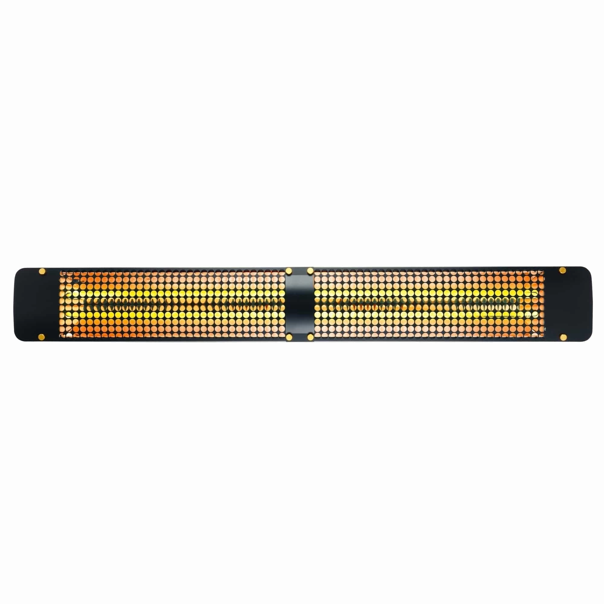 Eurofase EF60 Series 61-inch Black Stainless Steel Dual Element 6000 Watt 480V Electric Patio Heater with Decor Plate