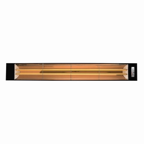 Eurofase EF60 Series 61-inch Black Stainless Steel Dual Element 6000 Watt Electric Patio Heaterweatherproof outdoor heater