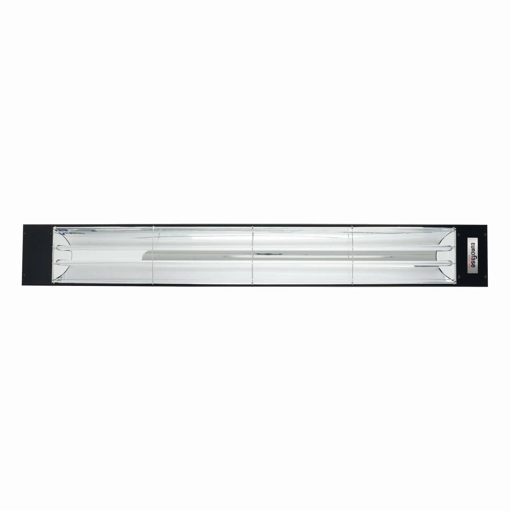 Eurofase EF60 Series 61-inch Black Stainless Steel Dual Element 6000 Watt Electric Patio Heater
