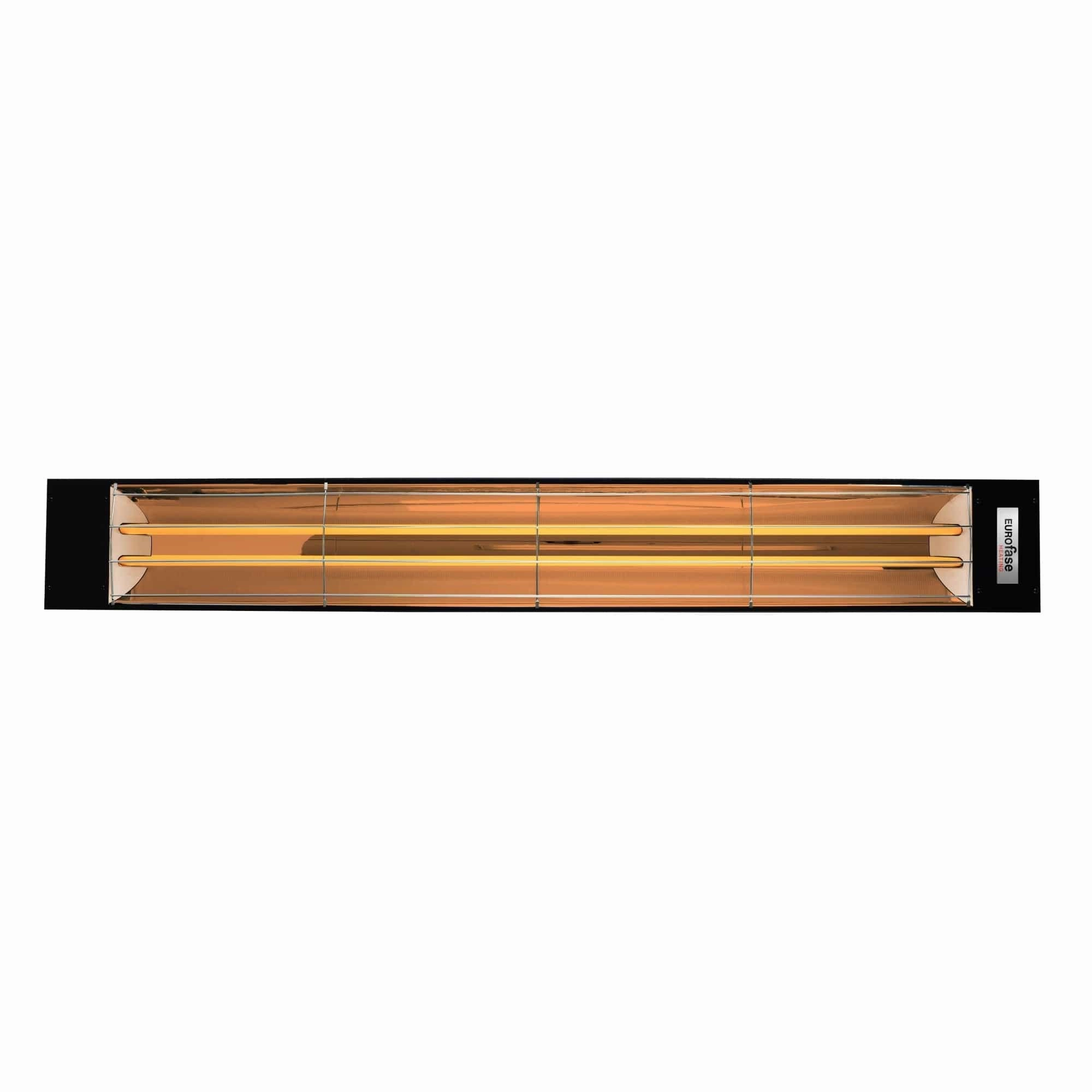 Eurofase EF60 Series 61-inch Black Stainless Steel Dual Element 6000 Watt Electric Patio Heaterweatherproof outdoor heater