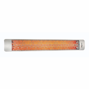 Eurofase EF60 Series 61-inch Stainless Steel Dual Element 6000 Watt 208V Electric Patio Heater with Decor Plateweatherproof outdoor heater
