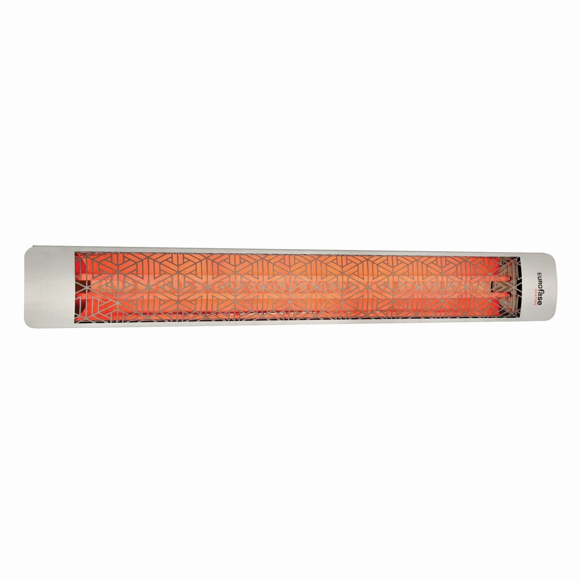 Eurofase EF60 Series 61-inch Stainless Steel Dual Element 6000 Watt 240V Electric Patio Heater with Decor Plate