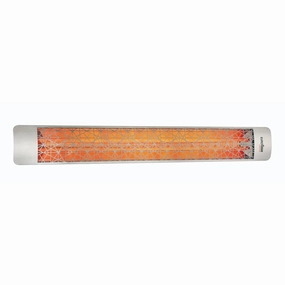 Eurofase EF60 Series 61-inch Stainless Steel Dual Element 6000 Watt 240V Electric Patio Heater with Decor Plateweatherproof outdoor heater