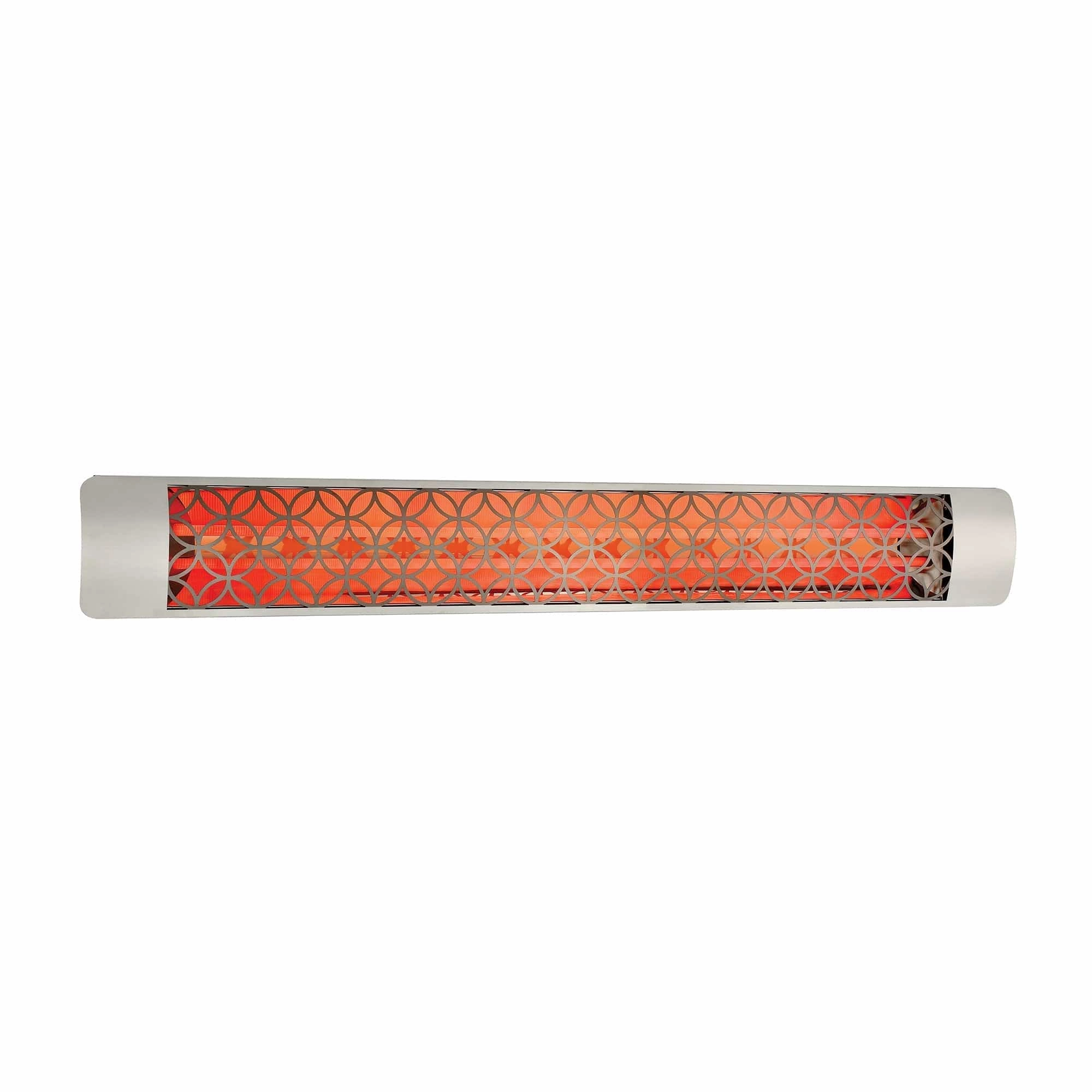 Eurofase EF60 Series 61-inch Stainless Steel Dual Element 6000 Watt 240V Electric Patio Heater with Decor Plate