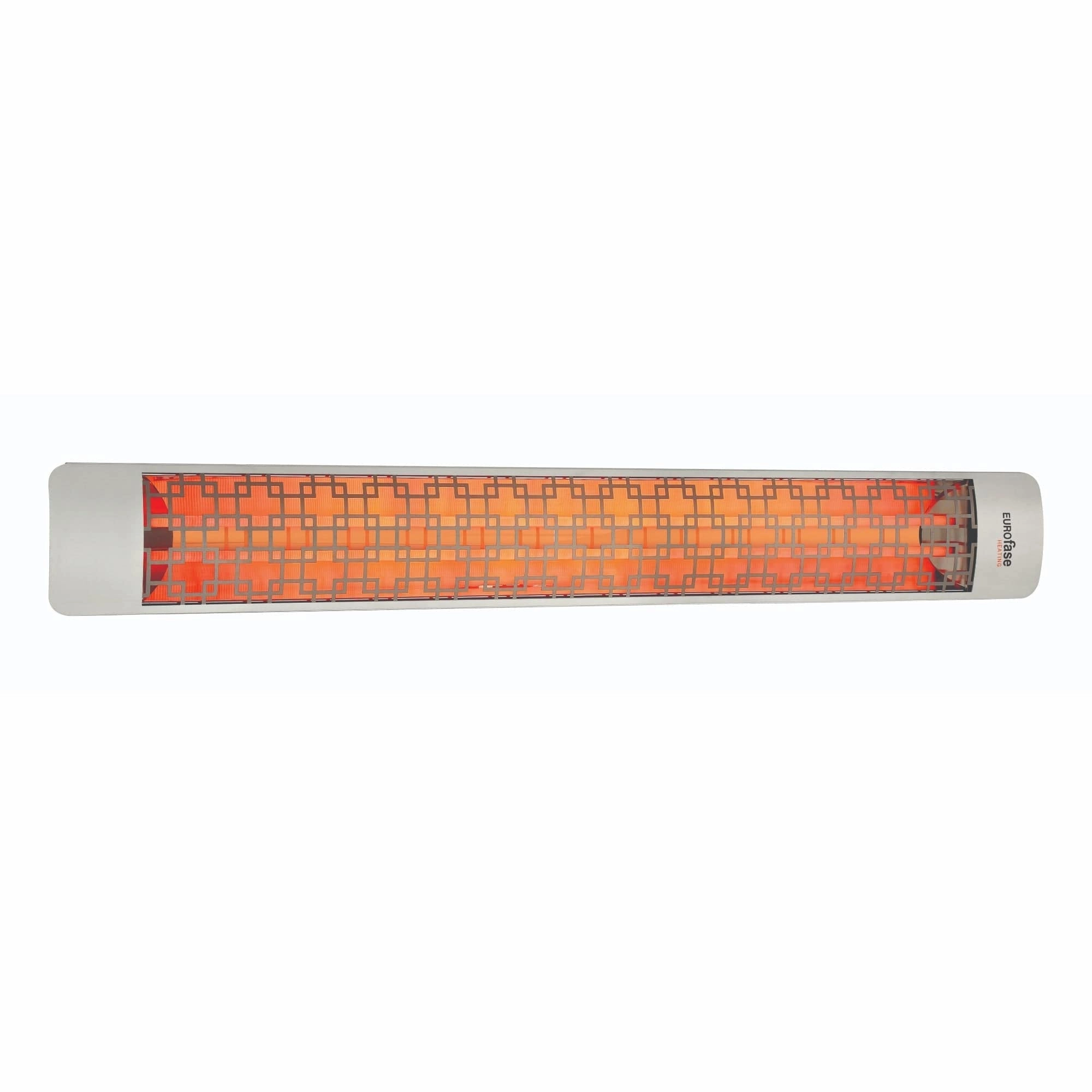 Eurofase EF60 Series 61-inch Stainless Steel Dual Element 6000 Watt 240V Electric Patio Heater with Decor Plate
