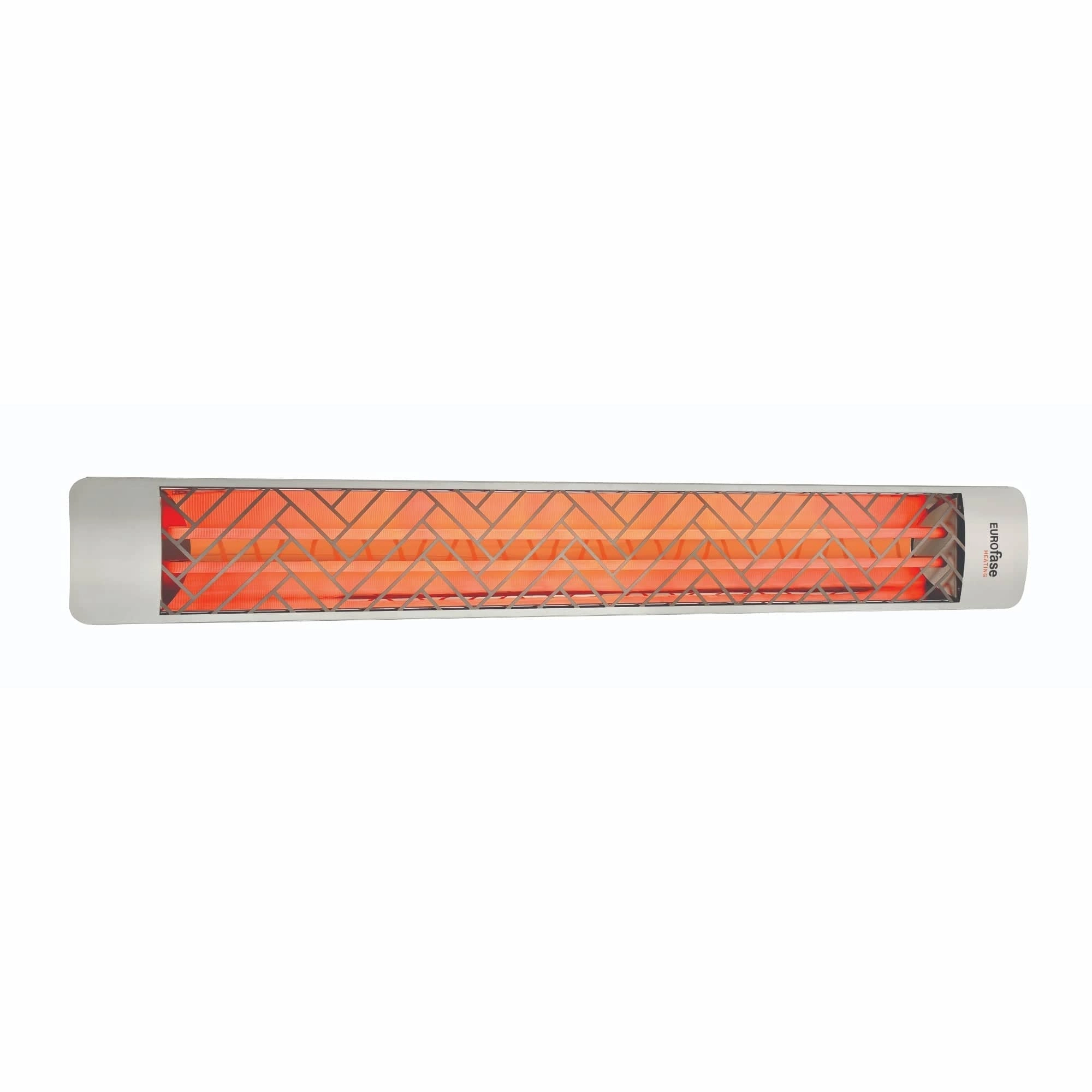 Eurofase EF60 Series 61-inch Stainless Steel Dual Element 6000 Watt 240V Electric Patio Heater with Decor Plate