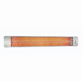 Eurofase EF60 Series 61-inch Stainless Steel Dual Element 6000 Watt 277V Electric Patio Heater with Decor Plateweatherproof outdoor heater