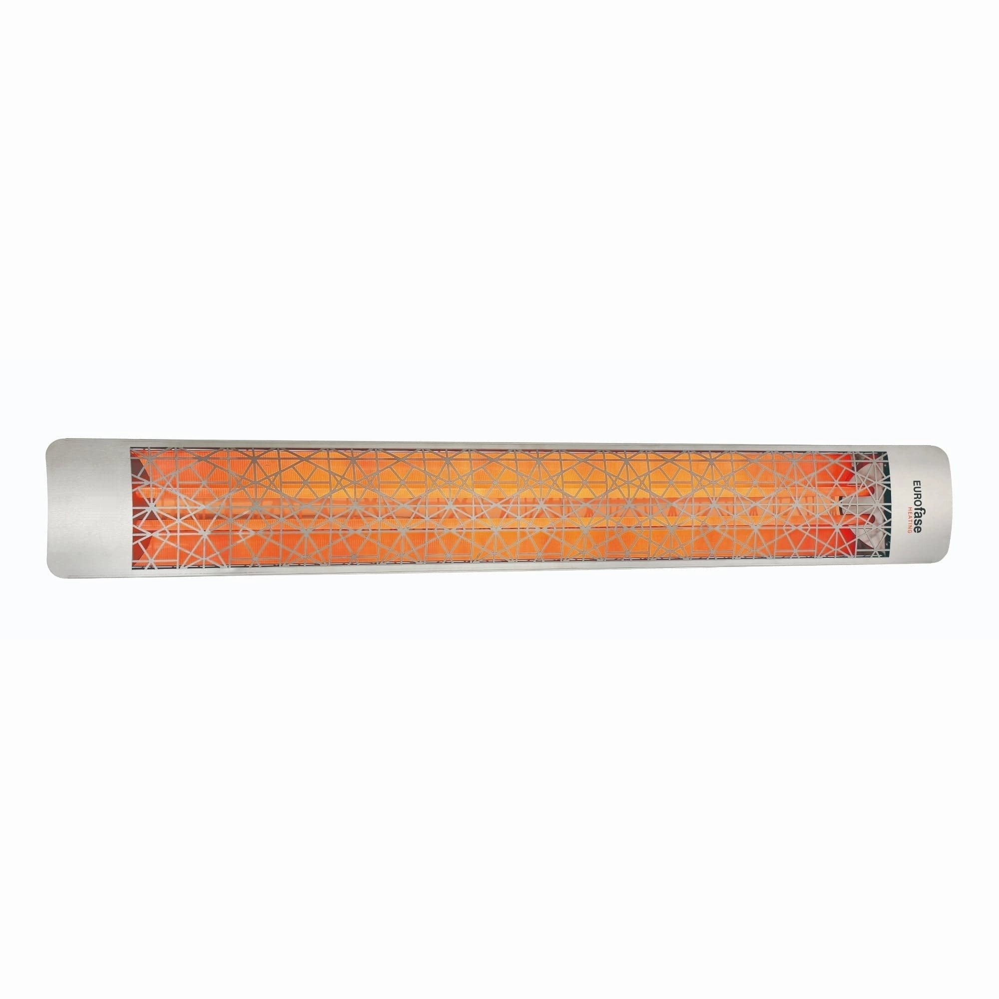 Eurofase EF60 Series 61-inch Stainless Steel Dual Element 6000 Watt 277V Electric Patio Heater with Decor Plateweatherproof outdoor heater