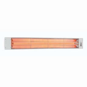Eurofase EF60 Series 61-inch White Stainless Steel Dual Element 6000 Watt Electric Patio Heaterweatherproof outdoor heater