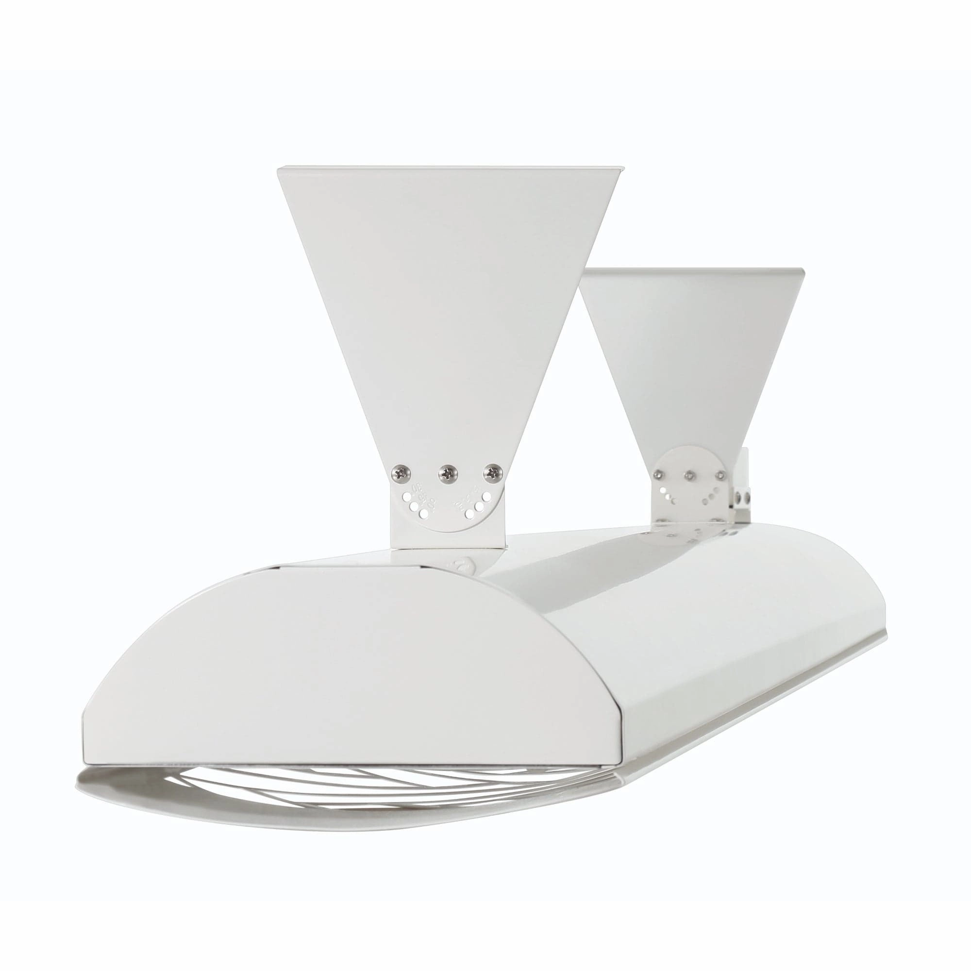 Eurofase EF60 Series 61-inch White Stainless Steel Dual Element 6000 Watt Electric Patio Heater