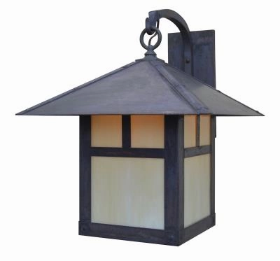 Evergreen One Light Wall Mount Mission BrownOutdoor wall sconces with motion sensor