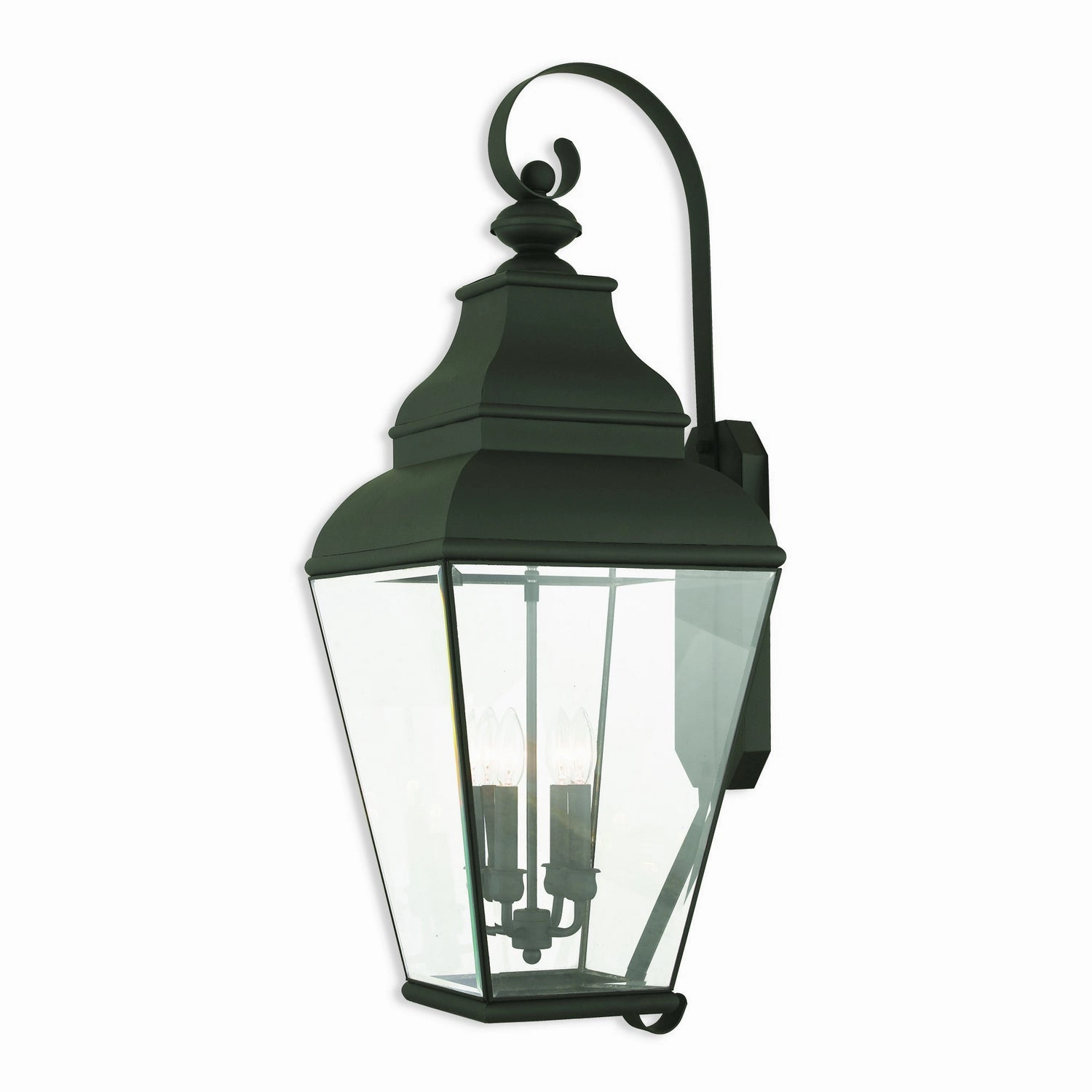 Exeter Four Light Outdoor Wall Lantern BlackOutdoor wall sconces with motion sensor