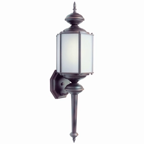 Exterior Antique Bronze One Light Outdoor Lantern Antique BronzeOutdoor wall sconces with motion sensor