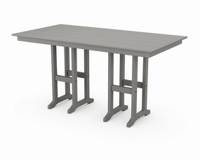 Farmhouse 37" x 72" Counter Tableoutdoor table for balcony or garden