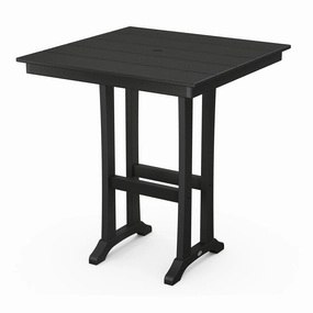 Farmhouse Trestle 37" Bar TableHDPE eco-friendly polywood furniture set