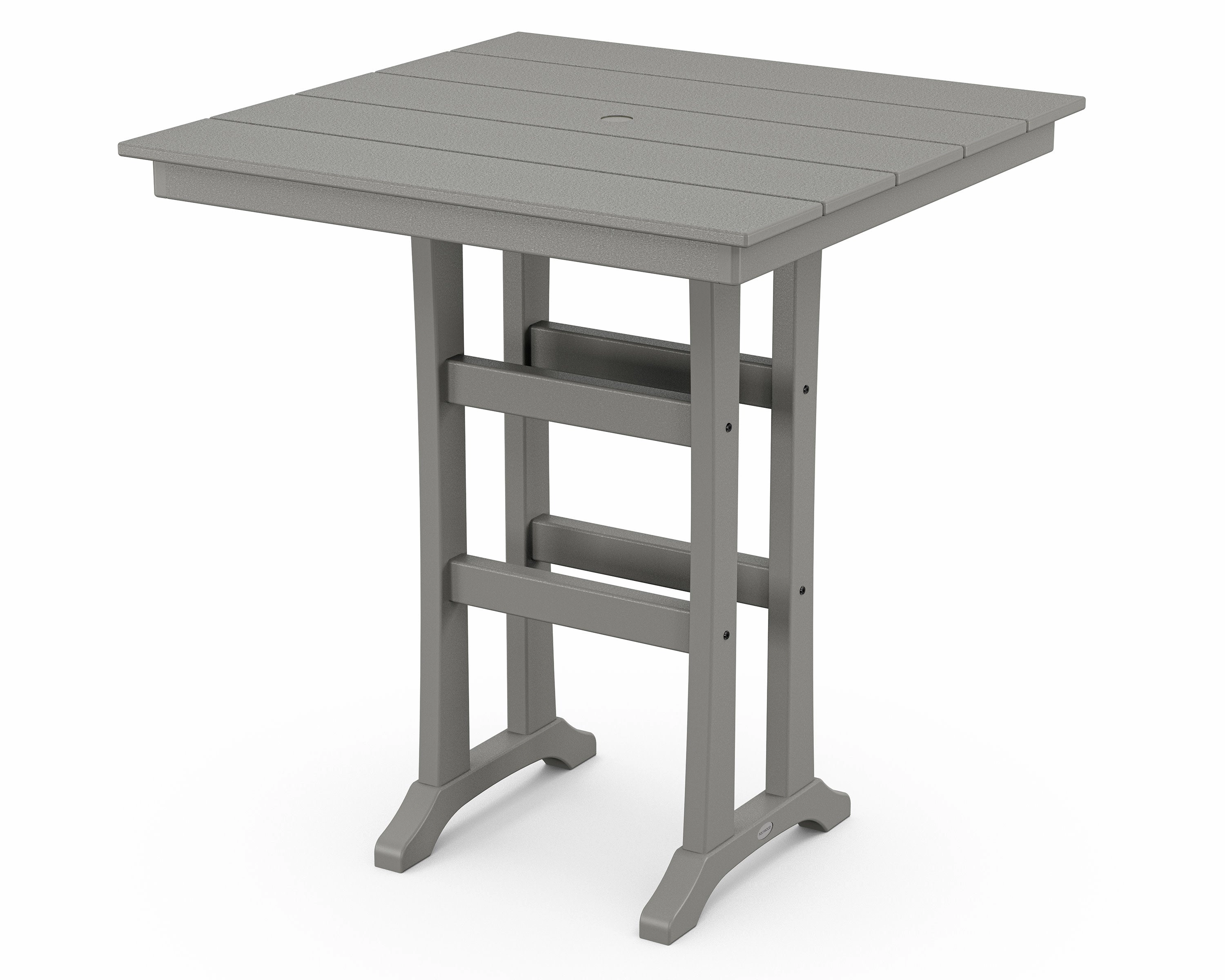Farmhouse Trestle 37" Bar Tableoutdoor table for balcony or garden