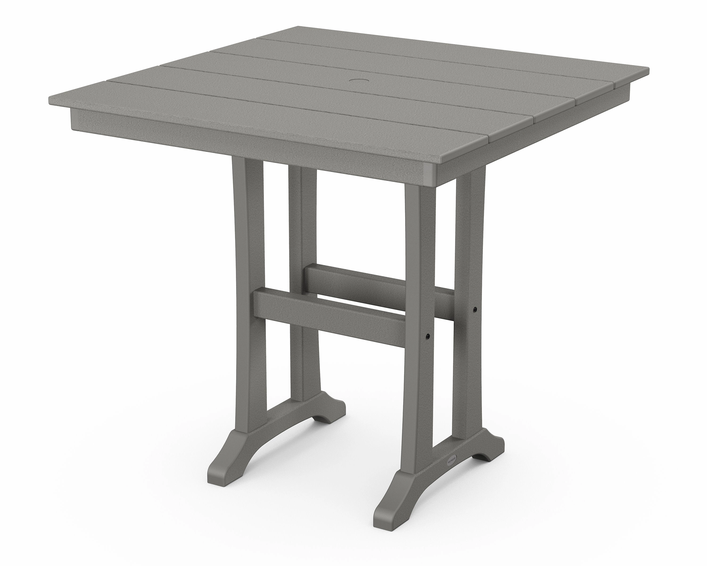 Farmhouse Trestle 37" Counter Tableoutdoor table for balcony or garden