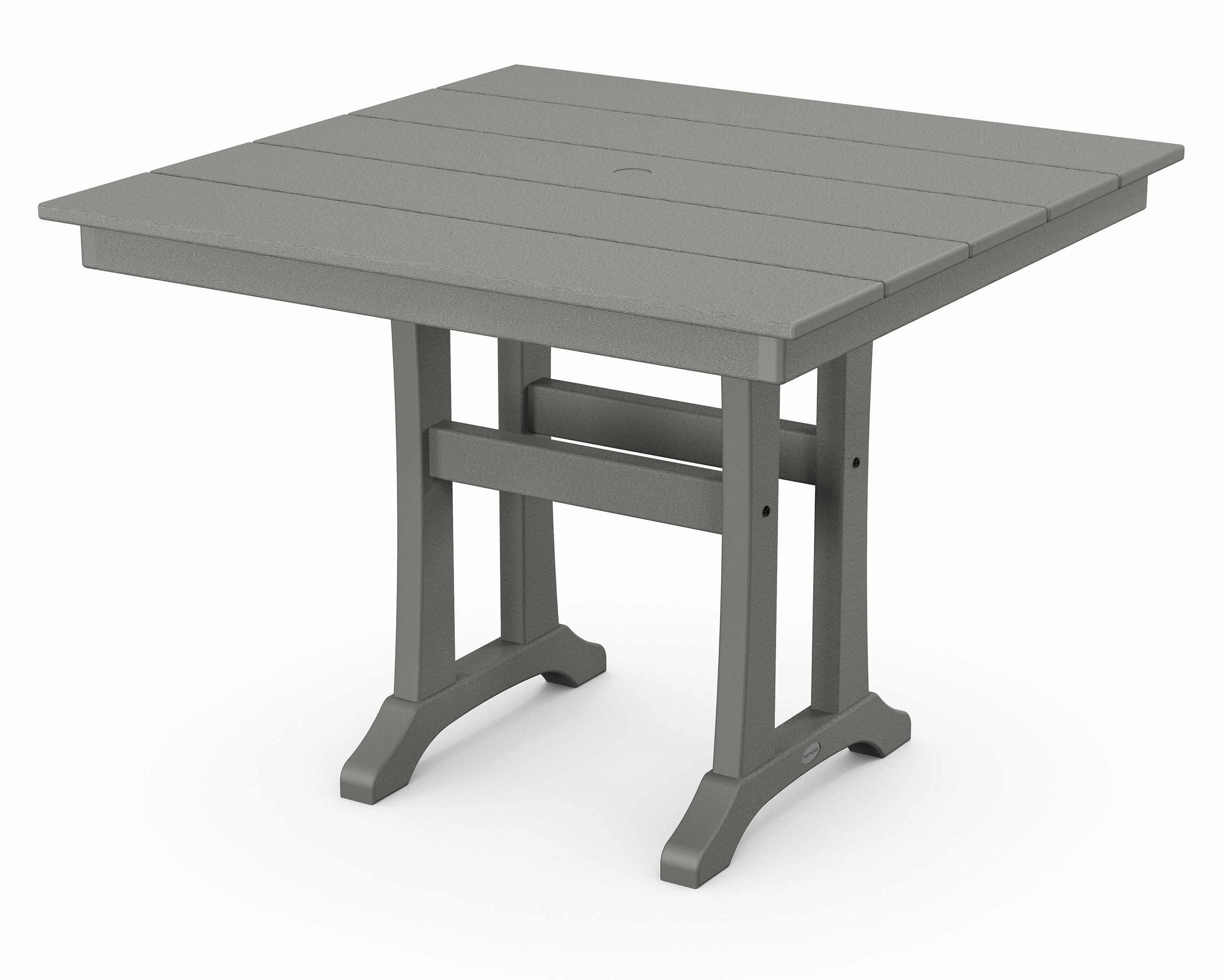 Farmhouse Trestle 37" Dining Tableoutdoor table for balcony or garden