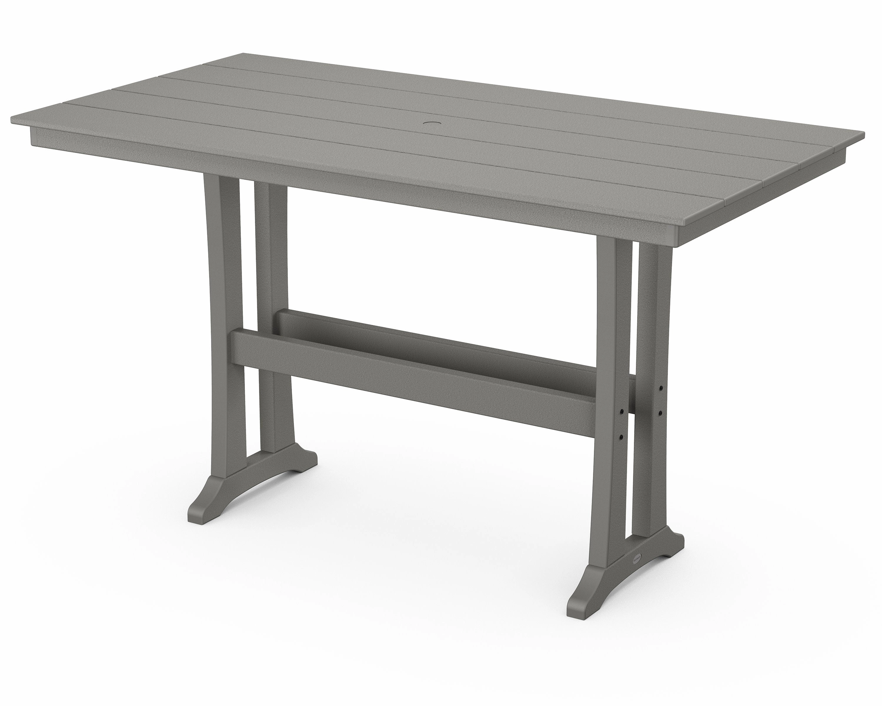Farmhouse Trestle 37" x 72" Bar Tableoutdoor table for balcony or garden