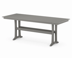 Farmhouse Trestle 38" x 96" Counter Tableoutdoor patio furniture set