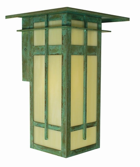 Finsbury One Light Wall Mount Verdigris PatinaOutdoor wall sconces with motion sensor