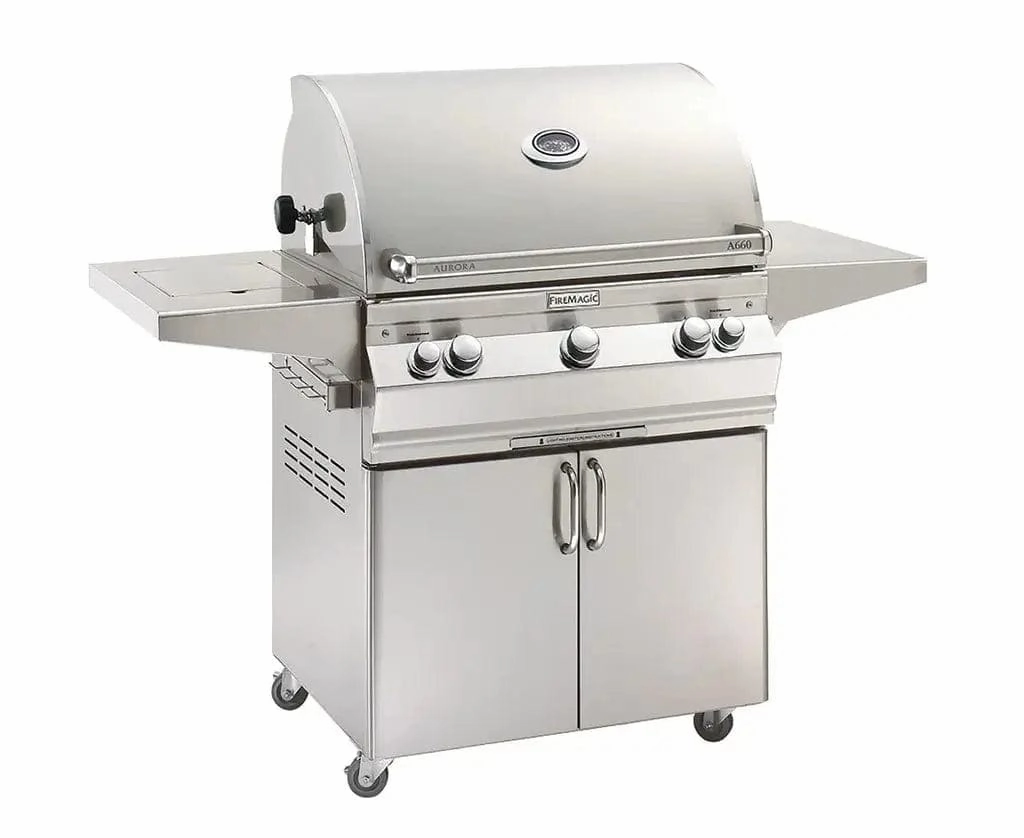 Fire Magic Aurora 30" Portable Gas Grill A660s compact BBQ grill for small spaces