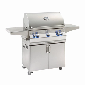 Fire Magic Aurora 30" Portable Gas Grill with Analog Thermometer A540s compact BBQ grill for small spaces