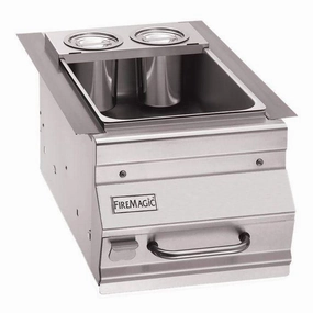 Fire Magic Built-In Bar Caddy 1D-S0 outdoor beverage cooler with wheels