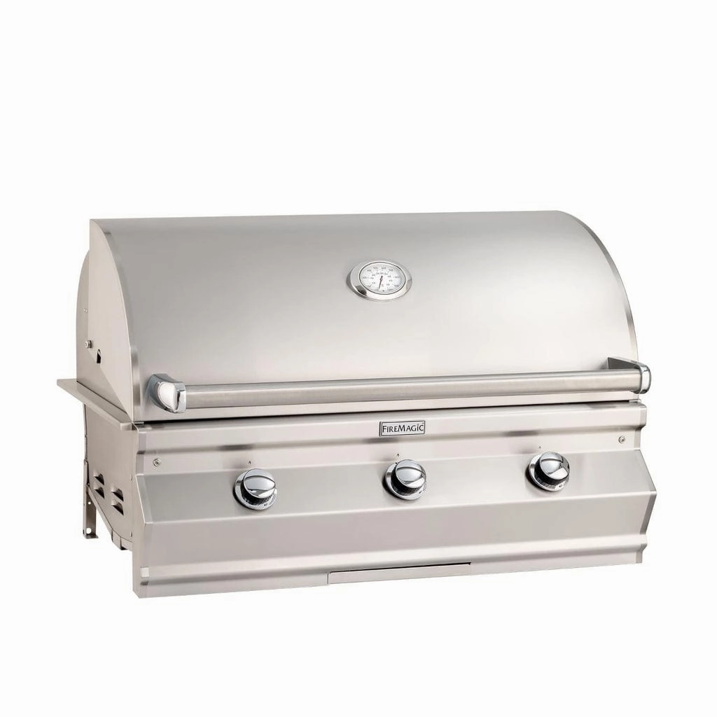 Fire Magic Choice 36" C650i Built-In Gas Grill with Analog Thermometer C650i-RT1 professional outdoor BBQ grill set