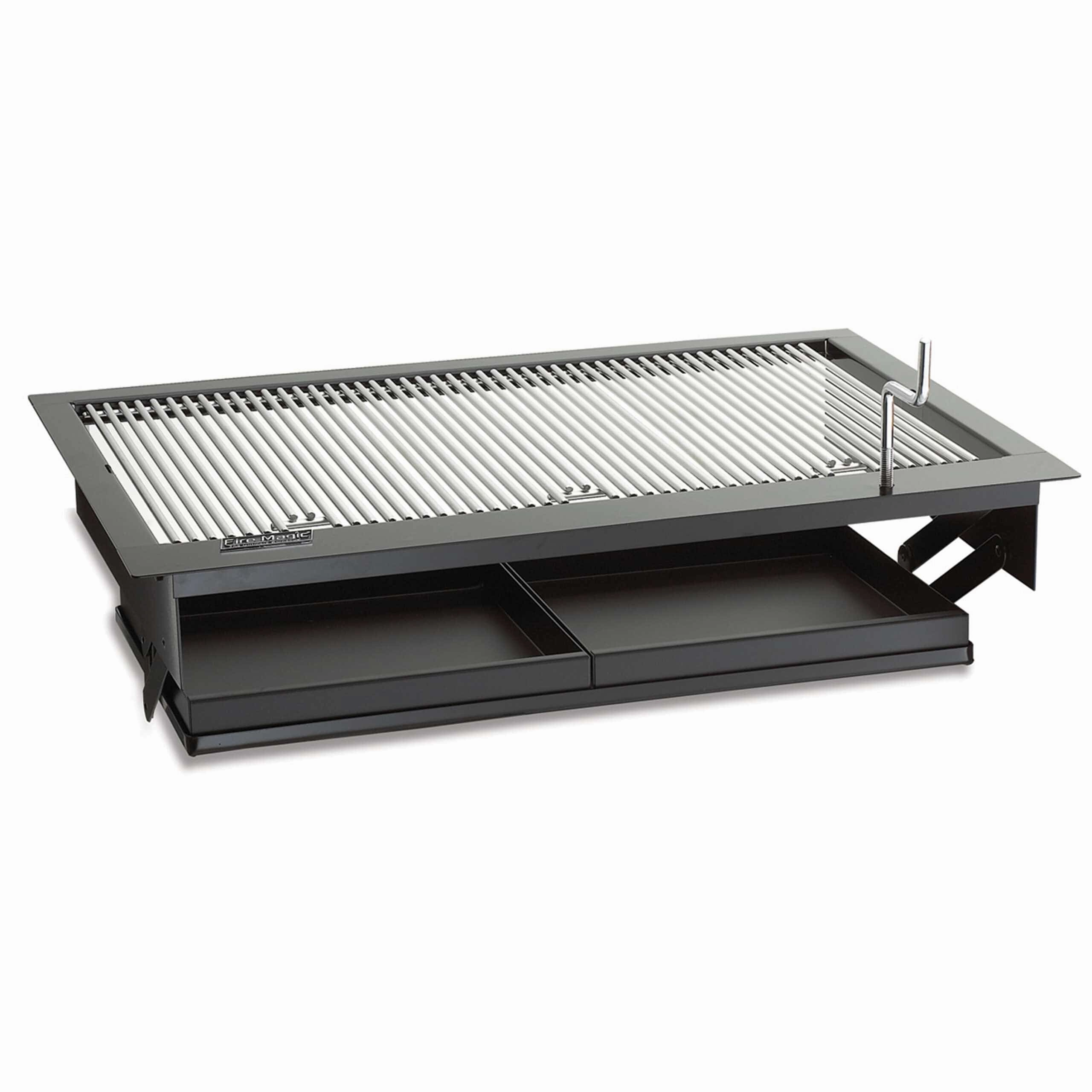 Fire Magic Firemaster 24" Drop-In Charcoal Grills 3329 professional outdoor BBQ grill set