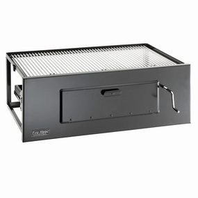 Fire Magic Lift-A-Fire 24" Built-In Charcoal Grills 3339 professional outdoor BBQ grill set