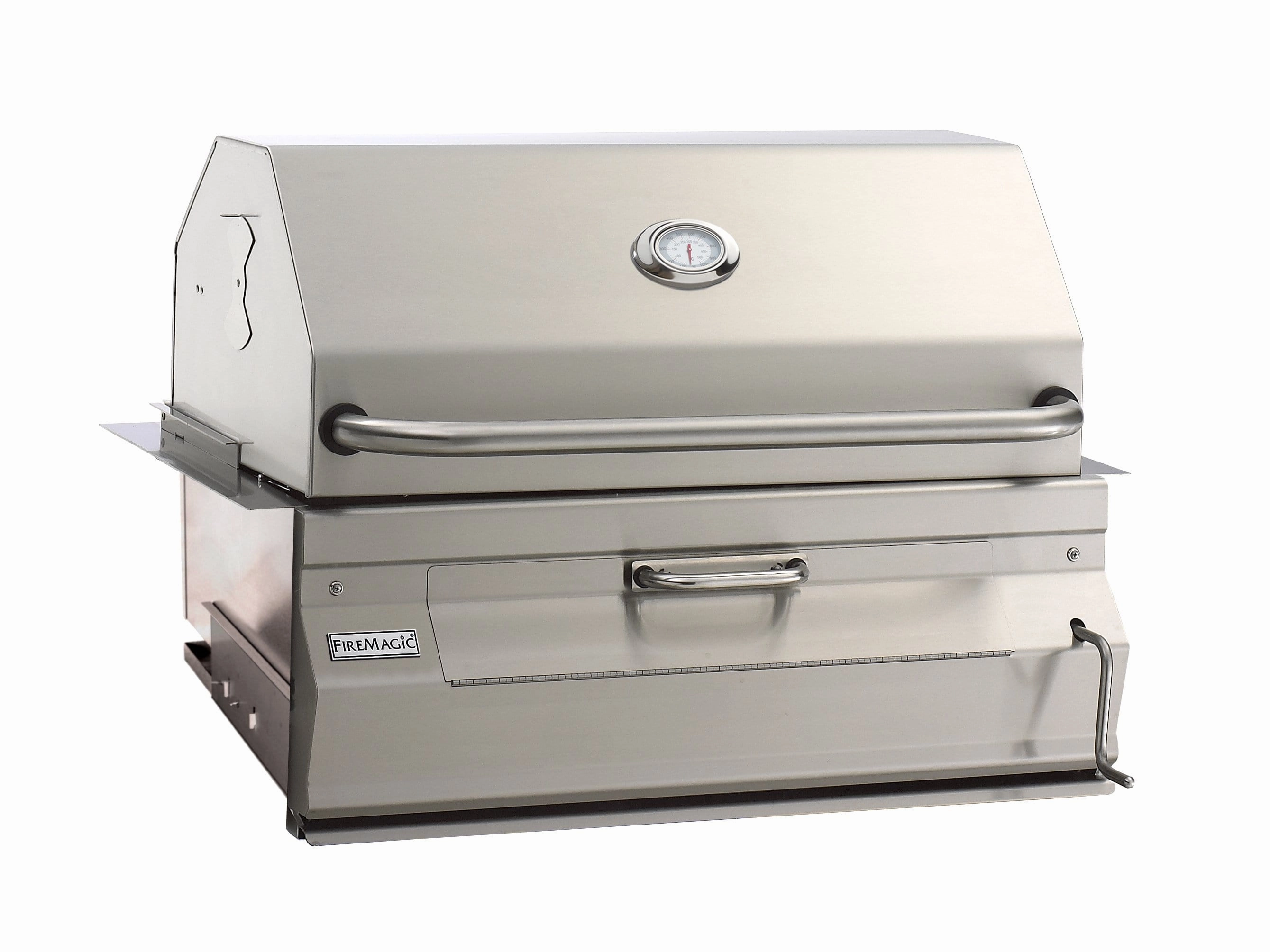Fire Magic Stainless Steel 30" Built-In Charcoal Grill 14-SC01C-A large capacity charcoal BBQ grills