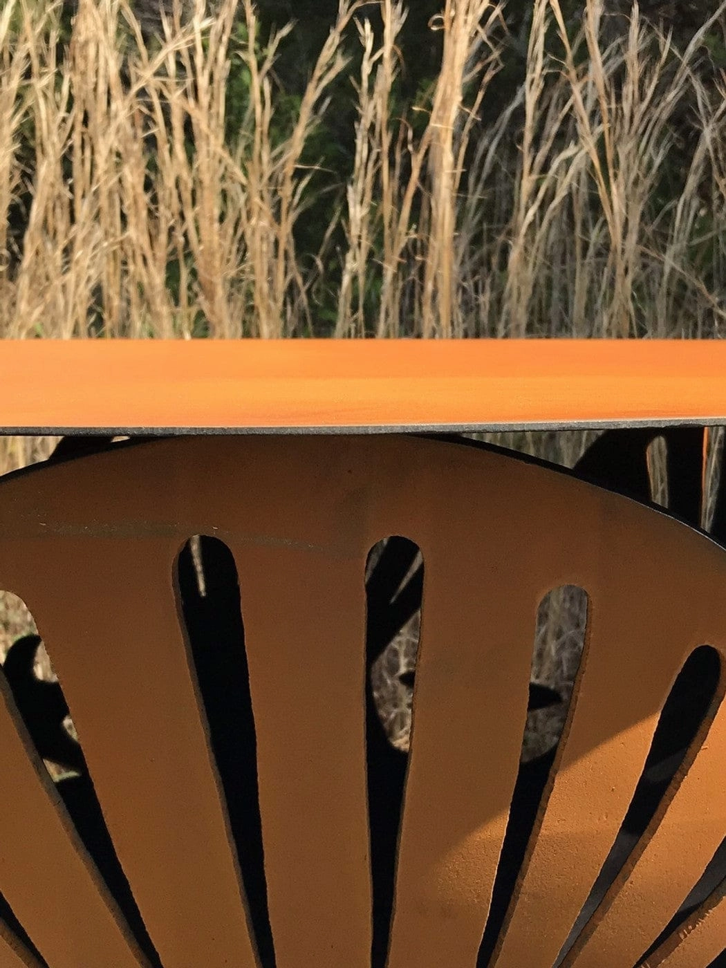 Fire Pit Art 43-inch Steel Table Top - SteelTop-43 (does not include fire pit)