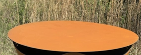 Fire Pit Art 43-inch Steel Table Top - SteelTop-43 (does not include fire pit)Fireproof mat for under fire pit