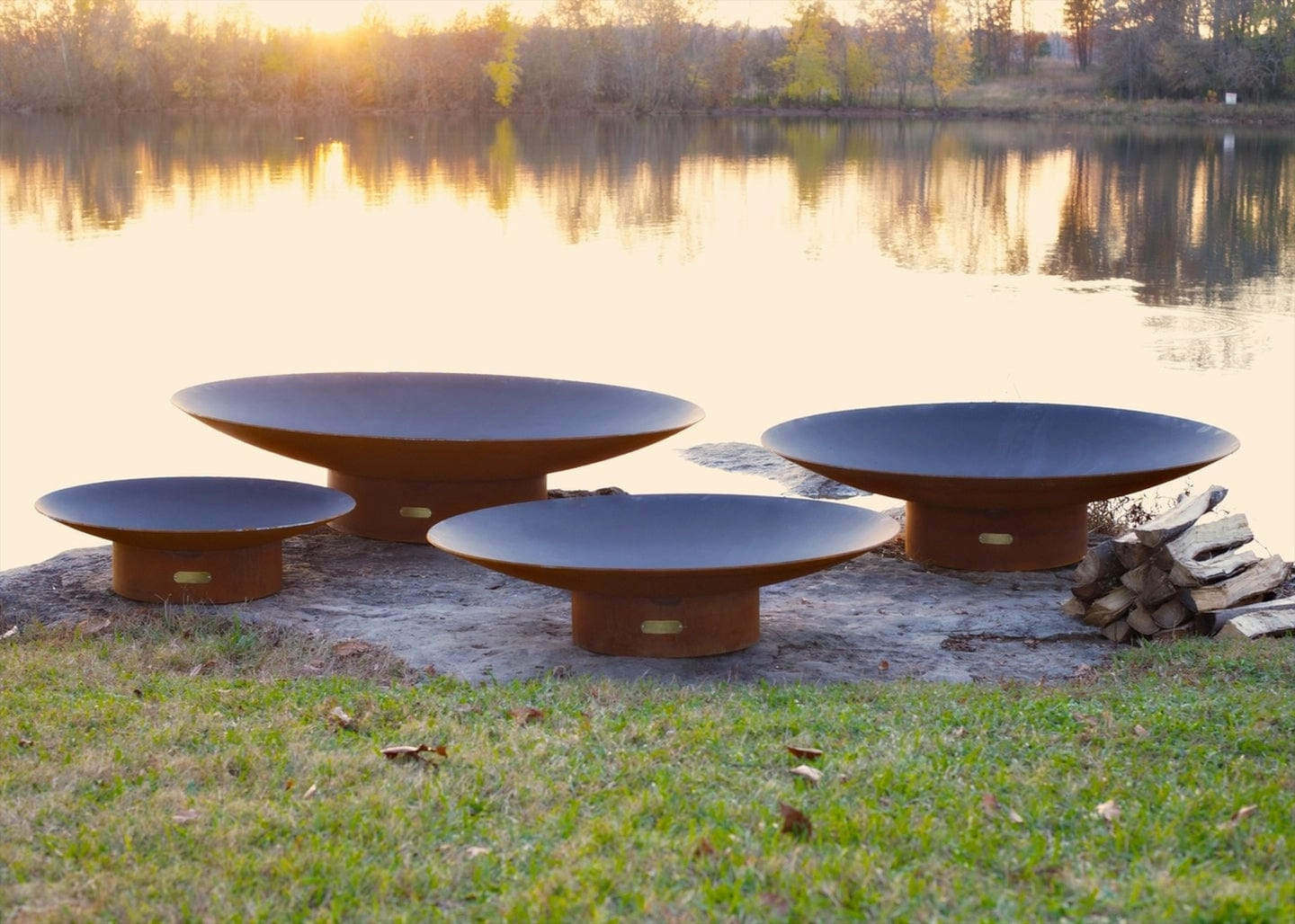 Fire Pit Art Asia 60-inch Wood Burning Fire Pit Asia 60" - Wood Burning