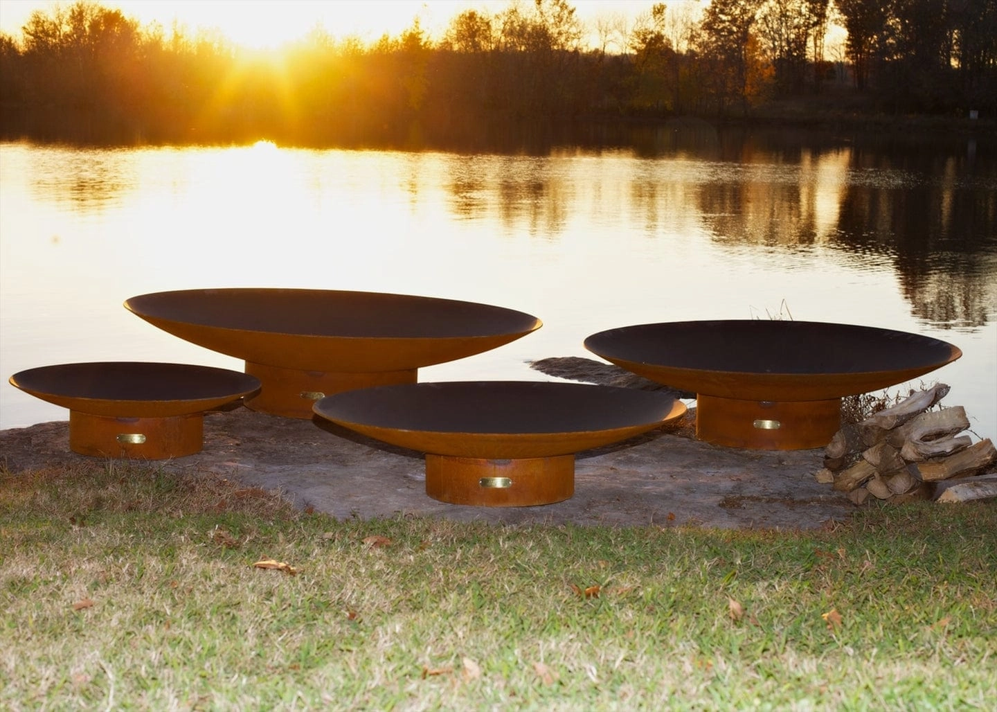 Fire Pit Art Asia 72-inch Match Lit Fire Pit Asia 72"-PENTA48-400K BTU