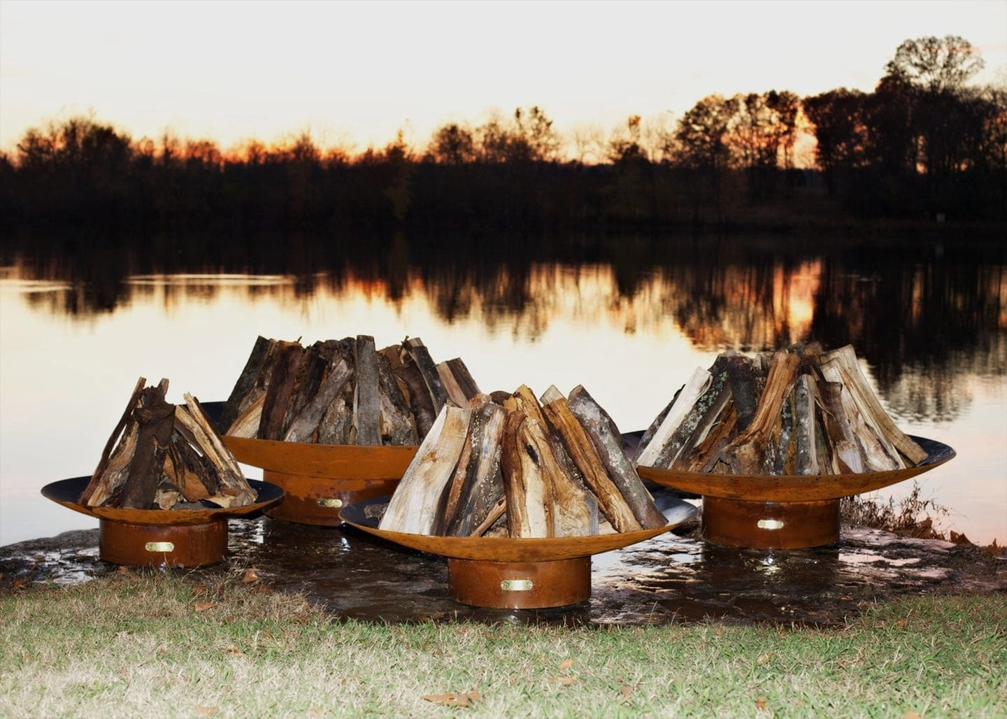 Fire Pit Art Asia 72-inch Match Lit Fire Pit Asia 72"-PENTA48-400K BTU