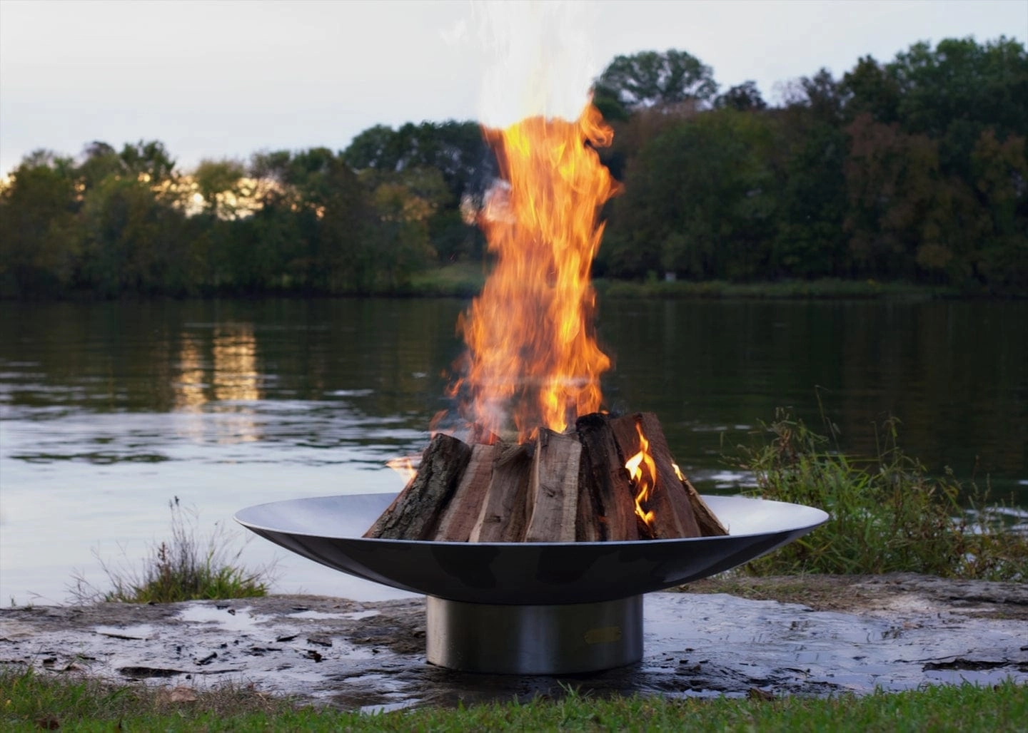 Fire Pit Art Bella Vita 34-inch Wood Burning Fire Pit - BV34